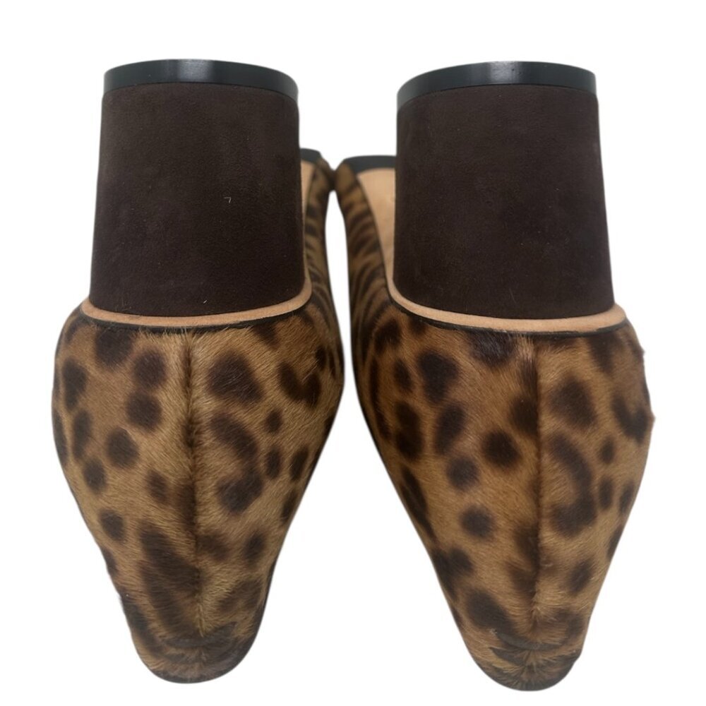 New Sarah Flint Perfect Emma Chocolate Leopard Haircalf Pointed Toe 50mm Pumps 8 - Picture 8 of 15